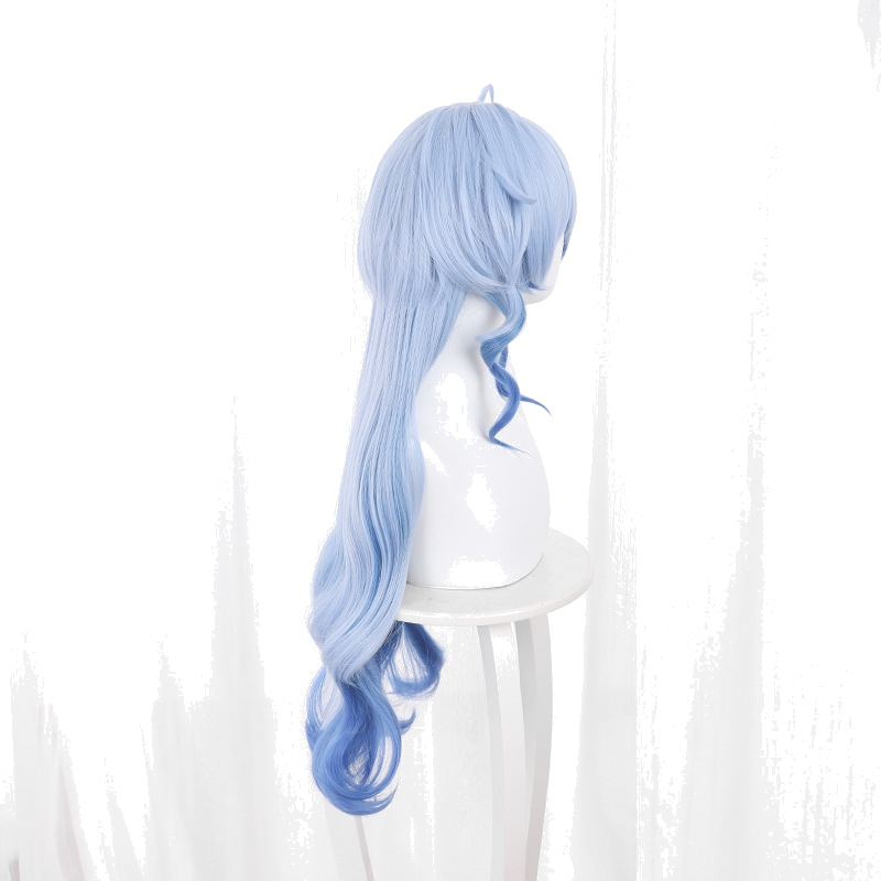 Ganyu Light Blue Gradient Long Wavy Styled Cosplay Wig for Genshin Impact - 503Q - Image 3