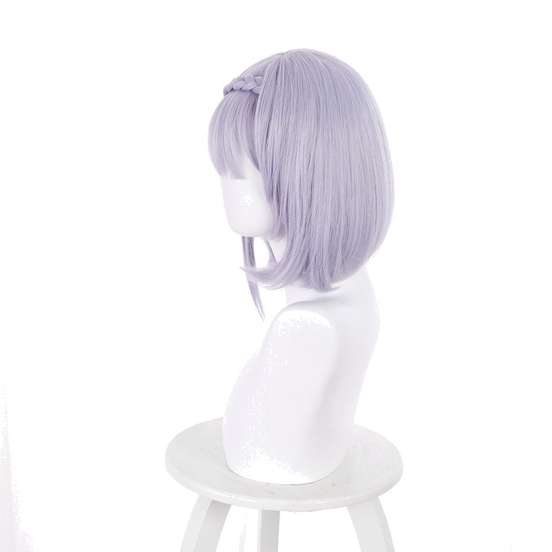 Noelle Braided Bob Cosplay Wig for Genshin Impact - 503O
