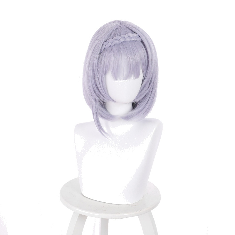 Noelle Braided Bob Cosplay Wig for Genshin Impact - 503O - Image 2