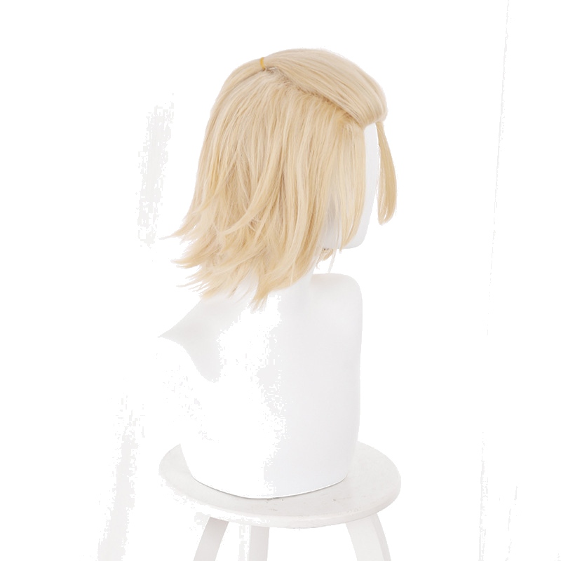 Manjiro Sano / Mikey Light Blonde Slicked-back Short Cosplay Wig for Tokyo Revengers - 521A - Image 3