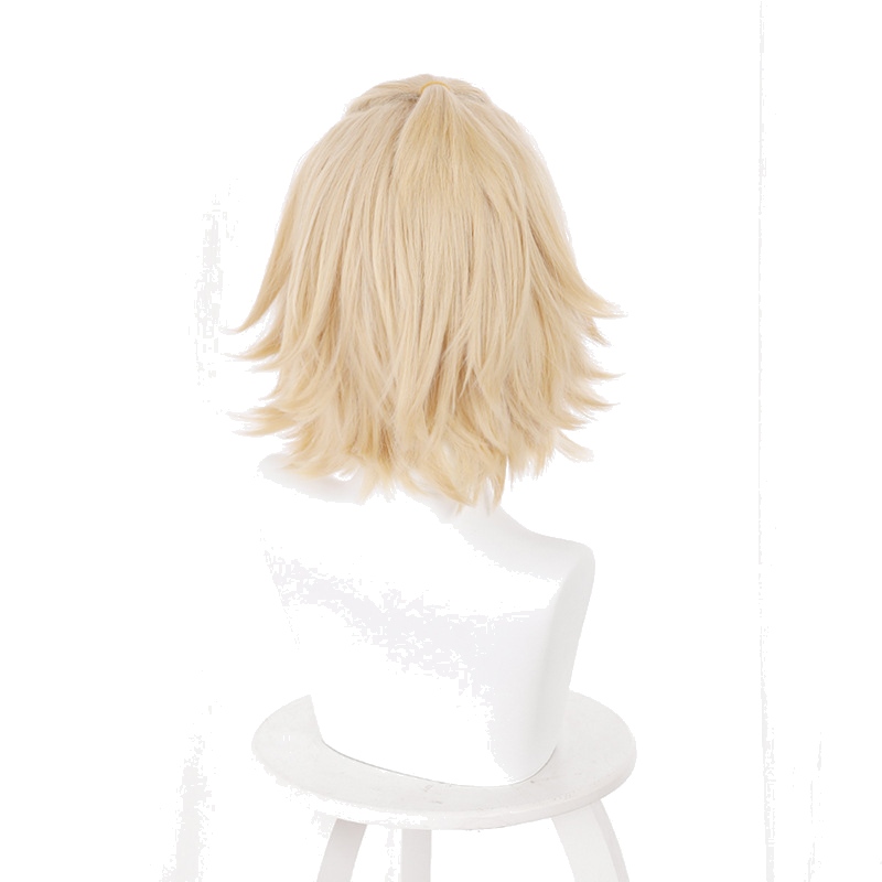 Manjiro Sano / Mikey Light Blonde Slicked-back Short Cosplay Wig for Tokyo Revengers - 521A - Image 4