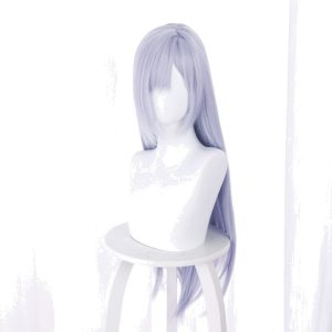 Gladiia Silver Gray Blue Long Cosplay Wig for Arknights - 492Z