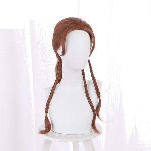 Natasha Reddish Brown Ponytail Styled Cosplay Wig for Black Widow - 405O