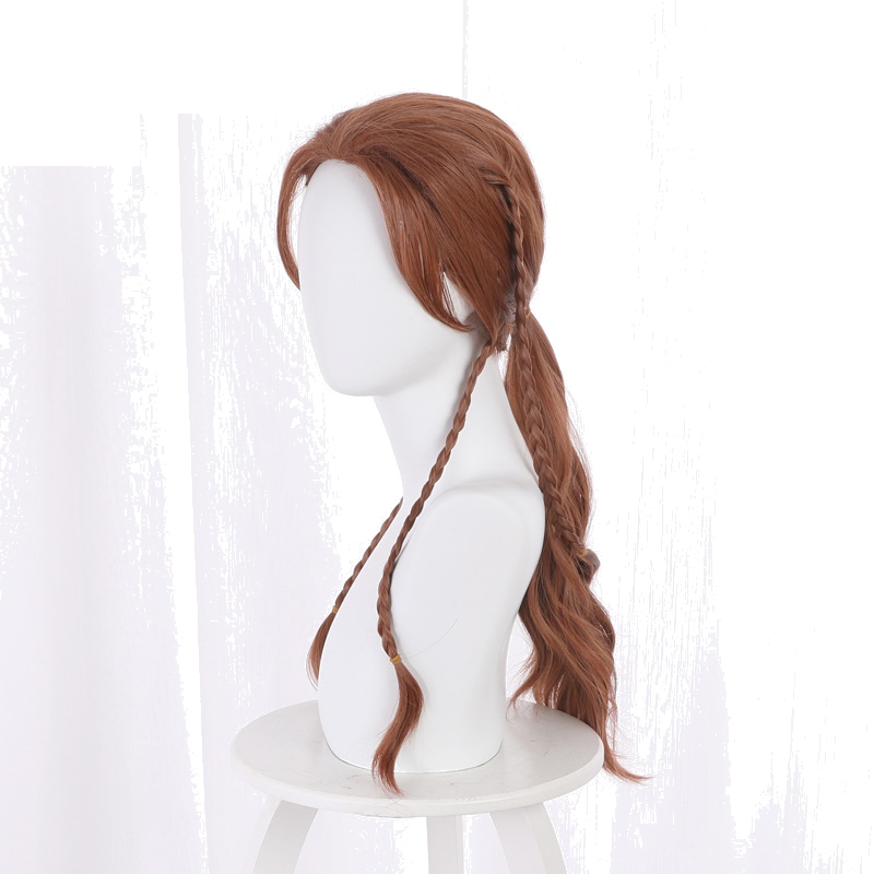 Natasha Reddish Brown Ponytail Styled Cosplay Wig for Black Widow - 405O - Image 4