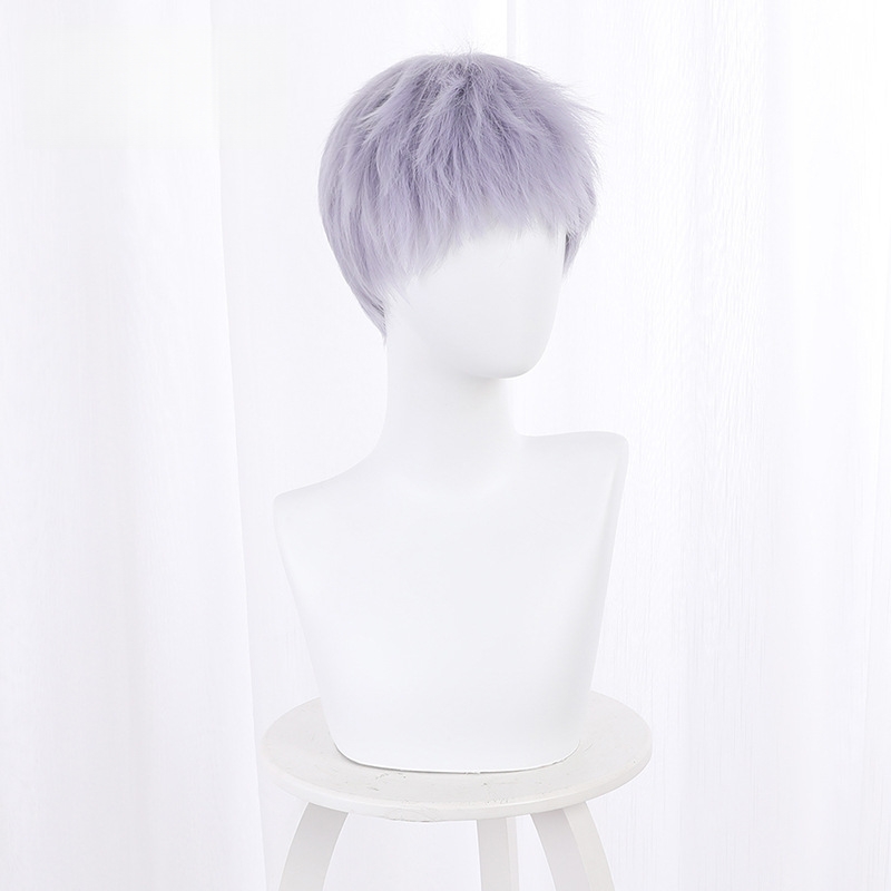 Takashi Mitsuya Blue-purple Short Cosplay Wig for Tokyo Revengers - 521E