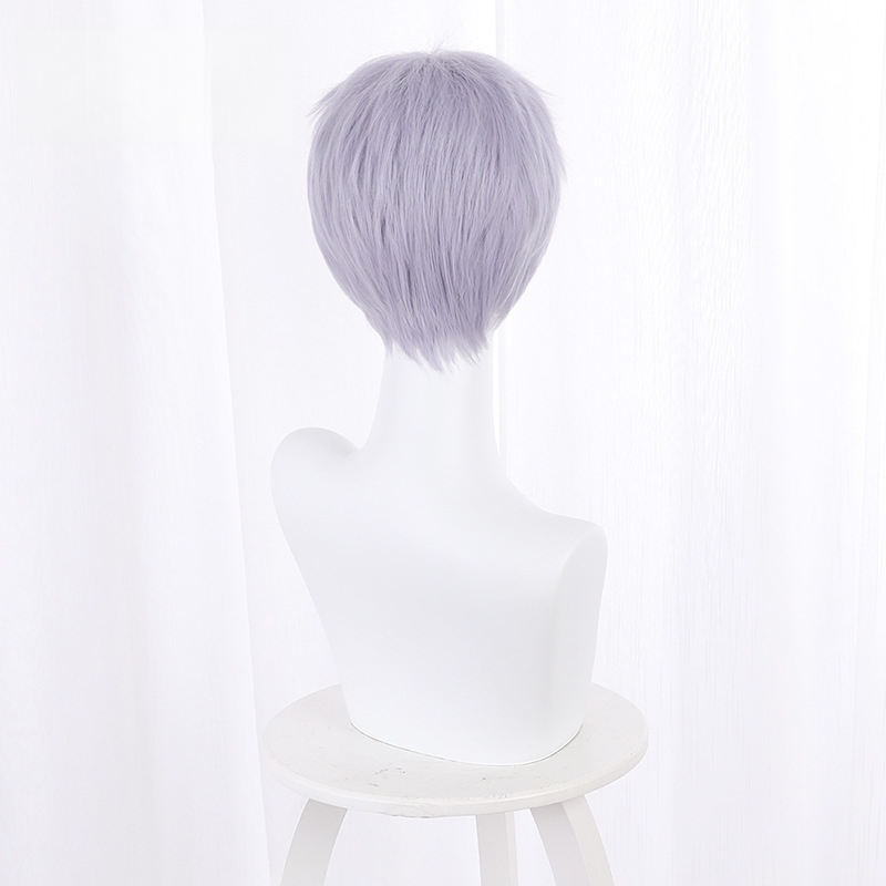Takashi Mitsuya Blue-purple Short Cosplay Wig for Tokyo Revengers - 521E - Image 4