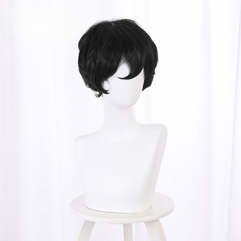 The Duke Short Voluminous Slightly Wavy Cosplay Wig for The Duke of Death and His Maid - 461W - Image 2