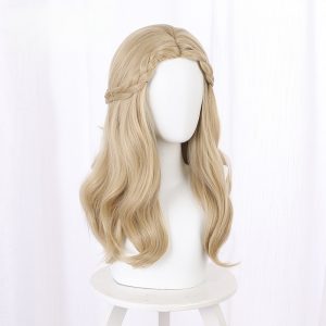 Psychologist Khaki Slightly Wavy Cosplay Wig for Identity V - 476OA