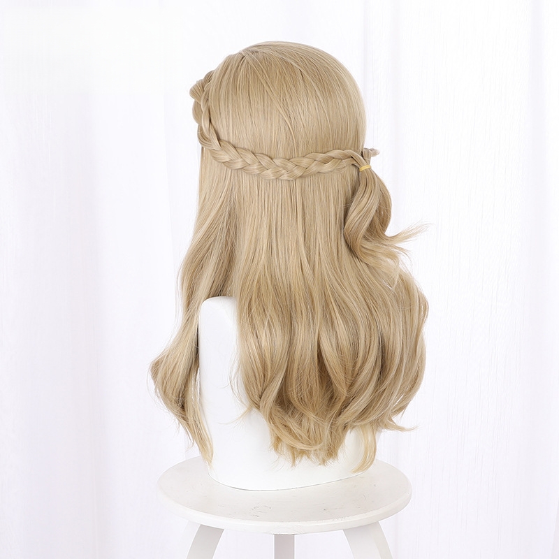 Psychologist Khaki Slightly Wavy Cosplay Wig for Identity V - 476OA - Image 2