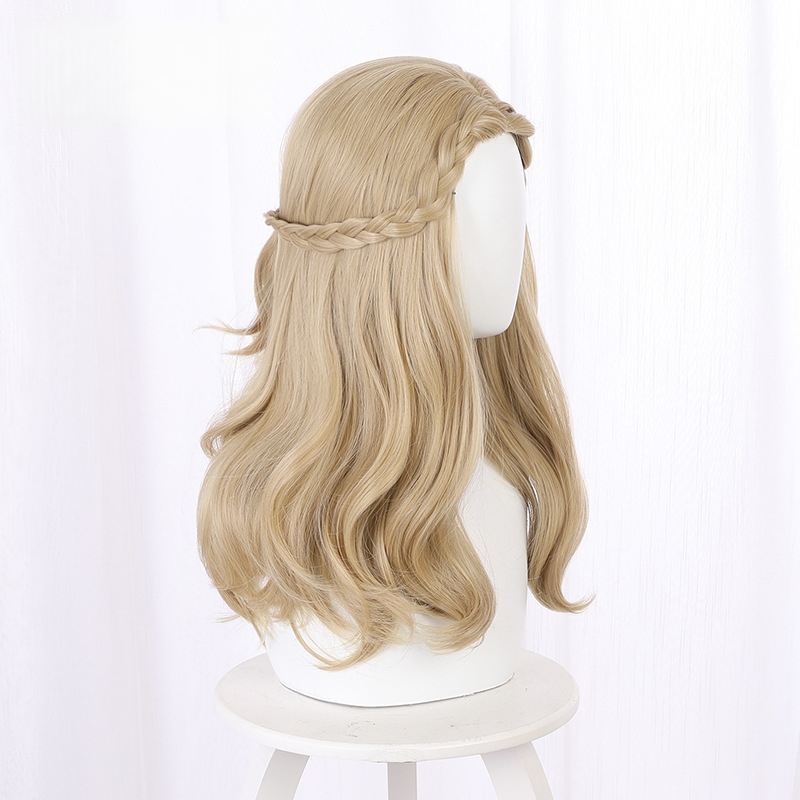 Psychologist Khaki Slightly Wavy Cosplay Wig for Identity V - 476OA - Image 3