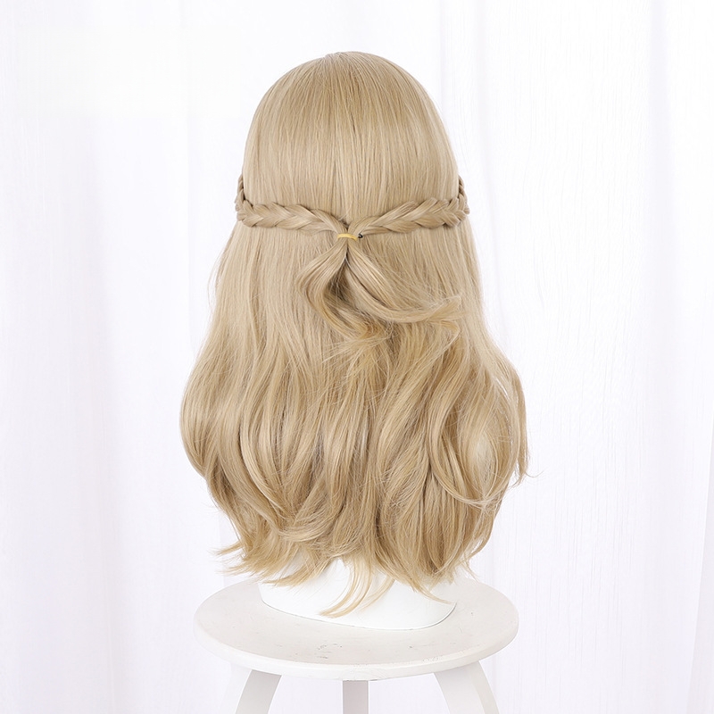 Psychologist Khaki Slightly Wavy Cosplay Wig for Identity V - 476OA - Image 4
