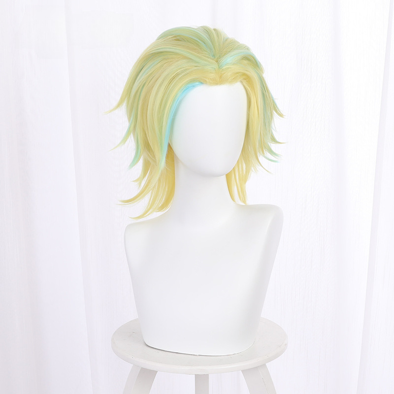 Rindou Haitani Highlighted Yellow Cosplay Wig for Tokyo Revengers - 521G - Image 2