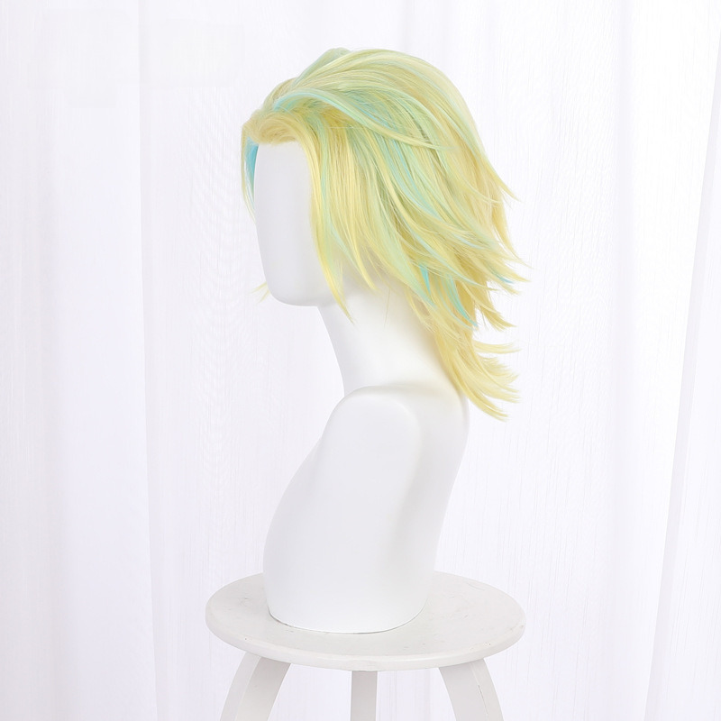 Rindou Haitani Highlighted Yellow Cosplay Wig for Tokyo Revengers - 521G - Image 3