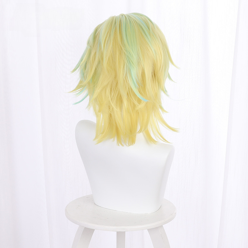 Rindou Haitani Highlighted Yellow Cosplay Wig for Tokyo Revengers - 521G - Image 4