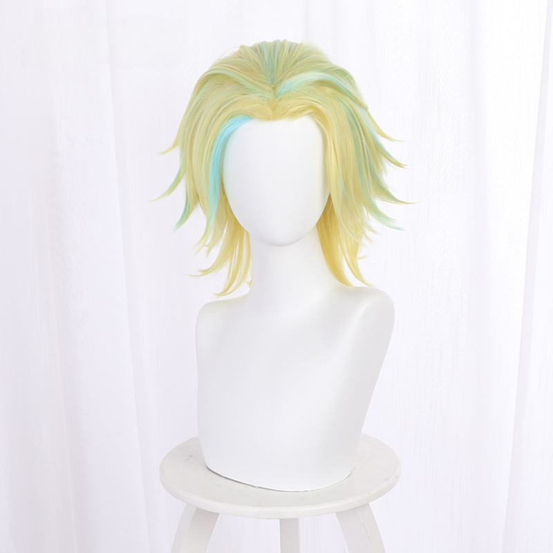 Rindou Haitani Highlighted Yellow Cosplay Wig for Tokyo Revengers - 521G - Image 5
