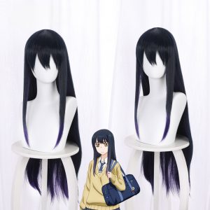 Miko Yotsuya Long Straight Cosplay Wig for Mieruko-chan - 527A