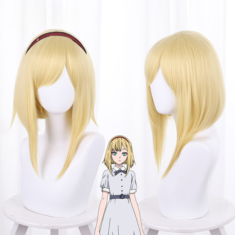 Cosette Yellow Bob Short Cosplay Wig for takt op. Destiny - 529B