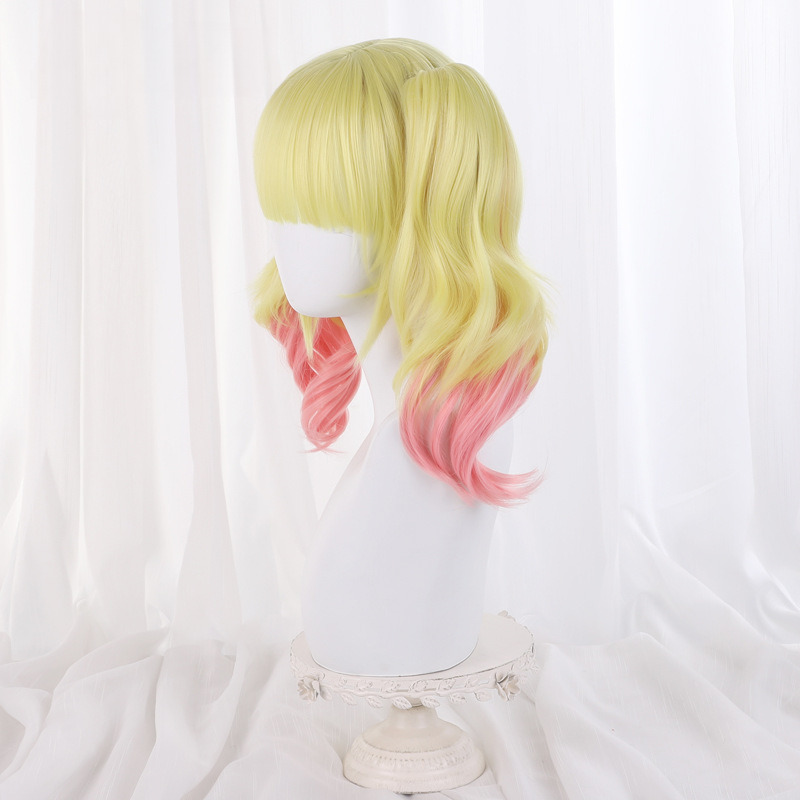 Yuria Niguredo Gradient Twin Ponytail Cosplay Wig for Mieruko-chan - 527C - Image 4