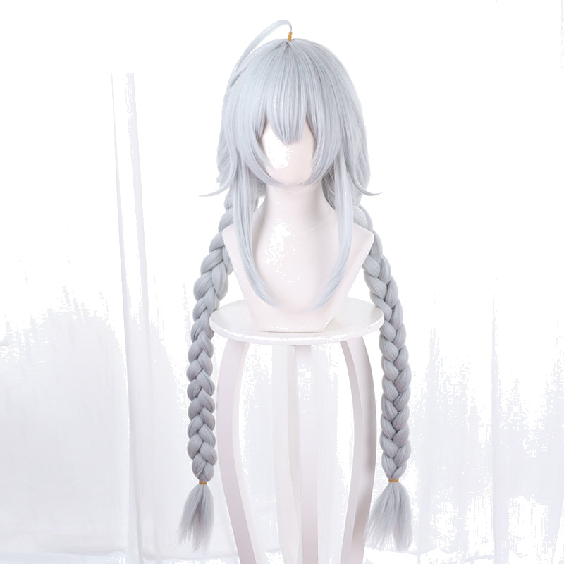 Le Malin White Blue Braided Cosplay Wig for Azur Lane - 472D