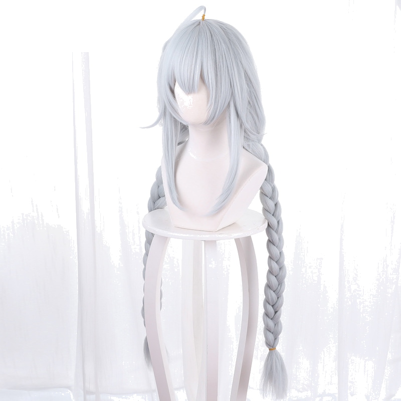 Le Malin White Blue Braided Cosplay Wig for Azur Lane - 472D - Image 2