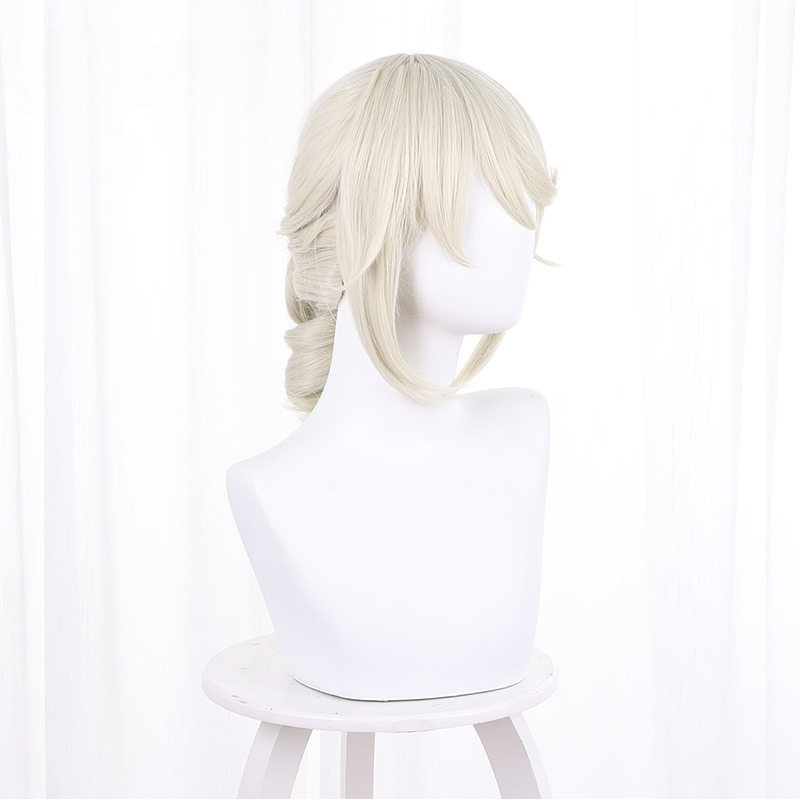 Edgar Valden Cream White Ponytail Styled Cosplay Wig for Identity V - 476JA - Image 3