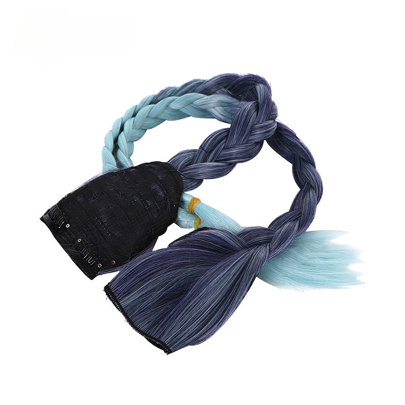 Sumire Detachable Braided Long Cosplay Wig for Genshin Impact - 503W - Image 5