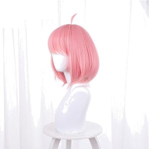 Anya Forger Light Pink Bob Short Cosplay Wig for Spy x Family - 534C