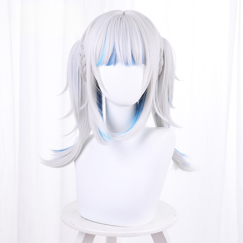 Gawr Gura Cosplay Wig for hololive - 444CB - Image 4