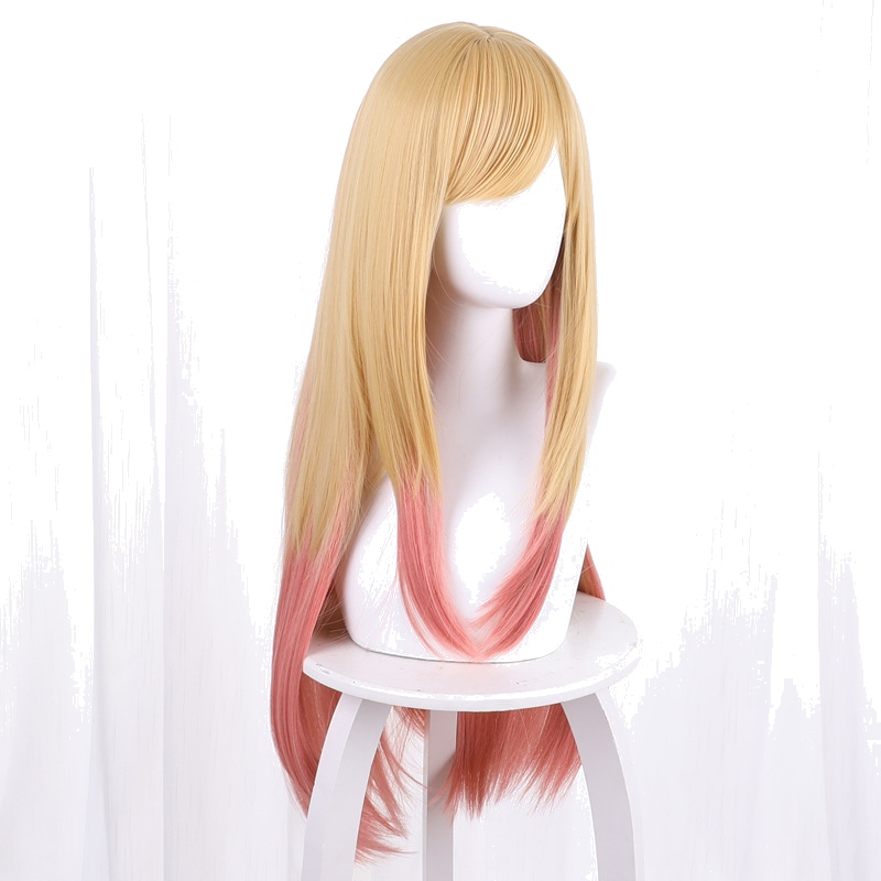 Marin Kitagawa Gradient Yellow Long Straight Cosplay Wig for My Dress-Up Darling - 518C