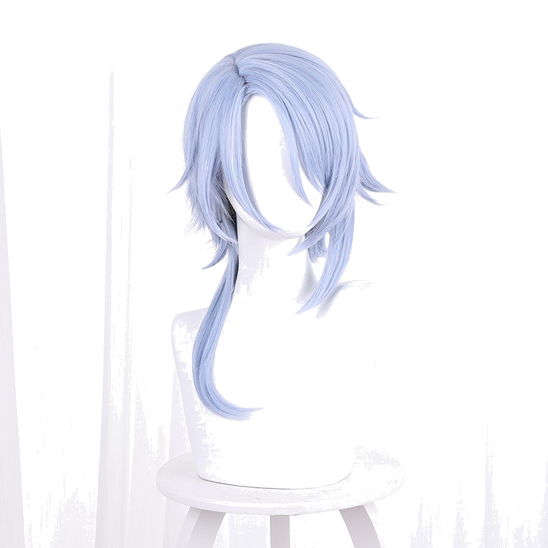 Kamisato Ayato Blue Styled Cosplay Wig for Genshin Impact - 503Y - Image 2