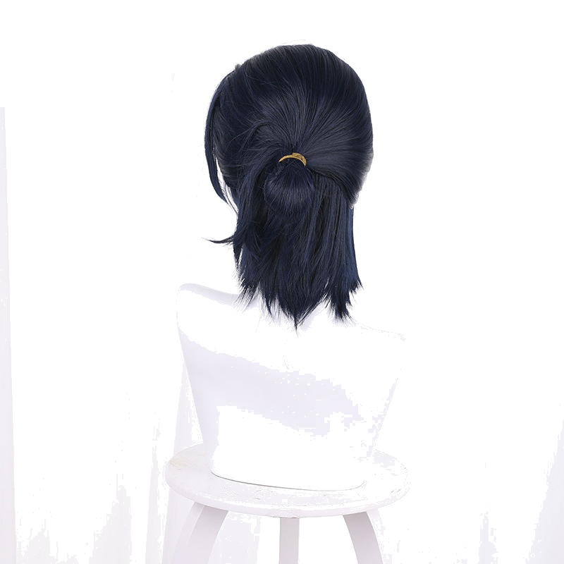 Shinpei Ajiro Bun Styled Cosplay Wig for Summer Time Rendering - 537C - Image 4