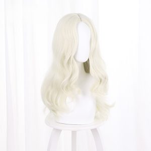 Psychologist White Slightly Wavy Cosplay Wig for Identity V - 476OB