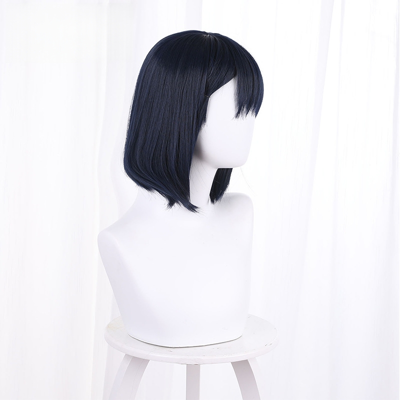 Mio Kofune Cyan Bob Short Cosplay Wig for Summer Time Rendering - 537B - Image 2
