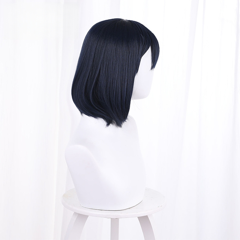 Mio Kofune Cyan Bob Short Cosplay Wig for Summer Time Rendering - 537B - Image 3