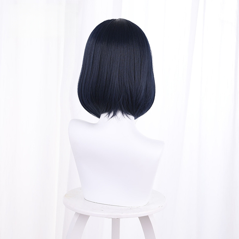 Mio Kofune Cyan Bob Short Cosplay Wig for Summer Time Rendering - 537B - Image 4