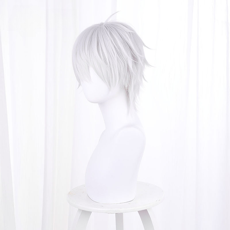Kuzuha Silver-white Short Cosplay Wig for VTuber - 536E - Image 2