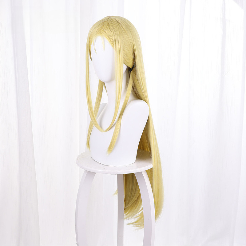 Ushio Kofune Blonde Long Straight Cosplay Wig for Summer Time Rendering - 537A - Image 2