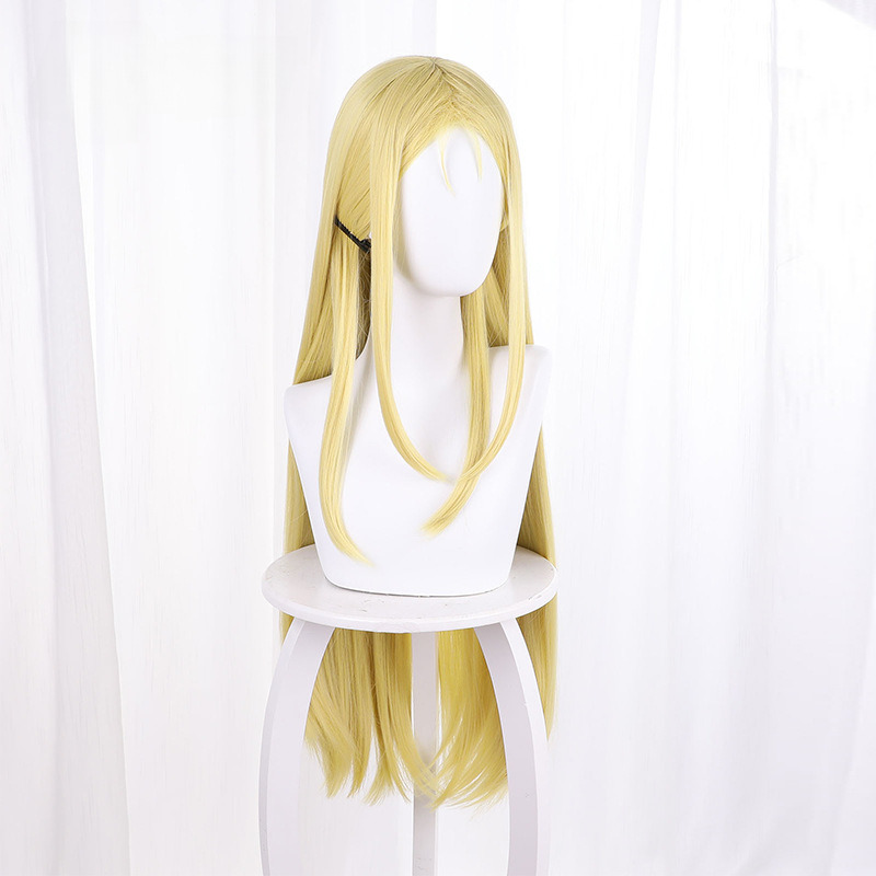 Ushio Kofune Blonde Long Straight Cosplay Wig for Summer Time Rendering - 537A - Image 3