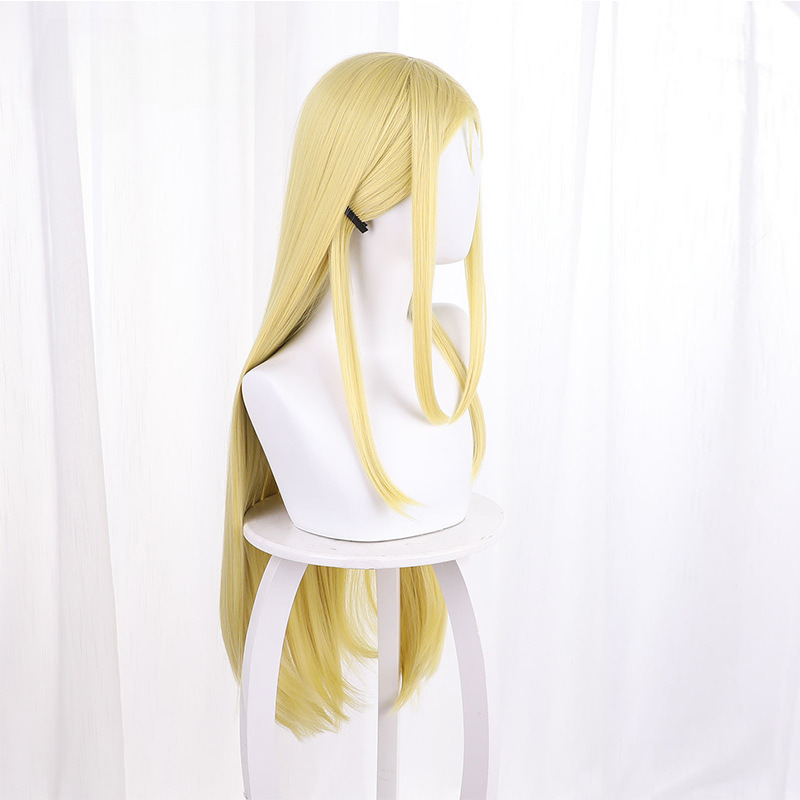 Ushio Kofune Blonde Long Straight Cosplay Wig for Summer Time Rendering - 537A - Image 4