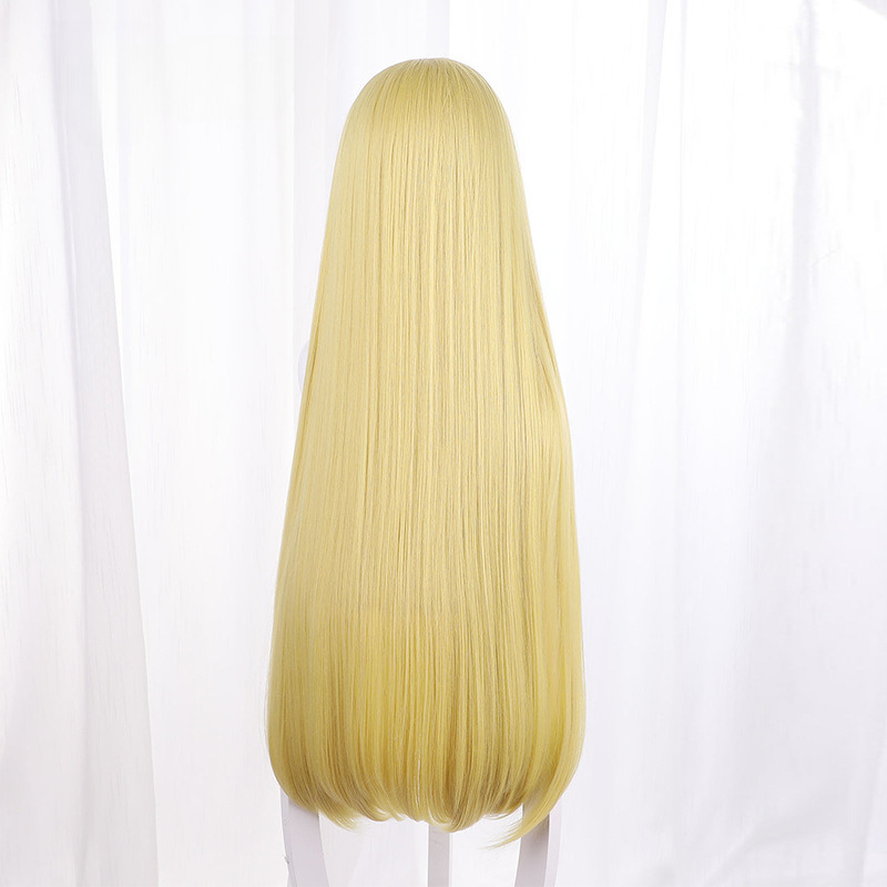 Ushio Kofune Blonde Long Straight Cosplay Wig for Summer Time Rendering - 537A - Image 5