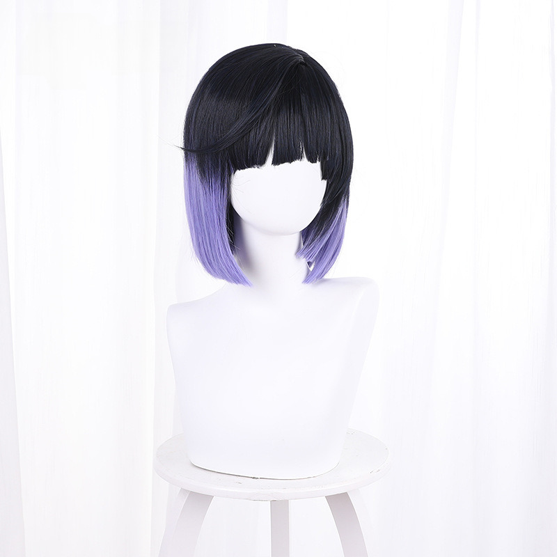 Yelan Blue-purple Ink Blue Styled Cosplay Wig for Genshin Impact - 503Z - Image 3