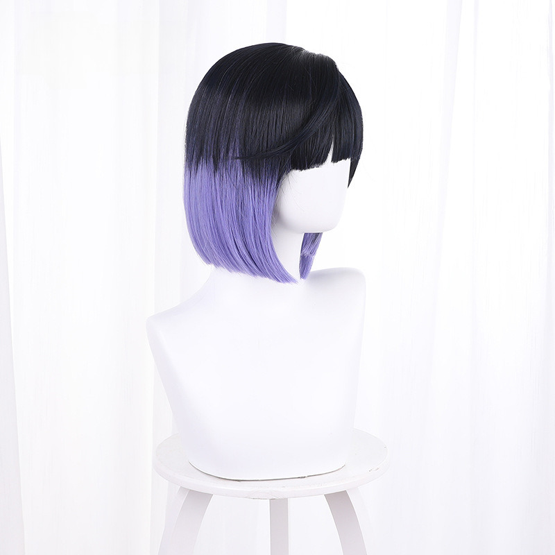 Yelan Blue-purple Ink Blue Styled Cosplay Wig for Genshin Impact - 503Z - Image 4