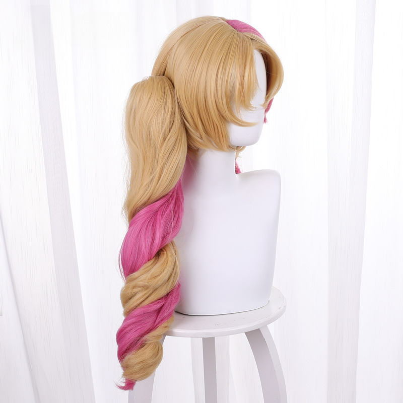 Cafe Cuties Color-mixed Clip-in Ponytail Cosplay Wig for League of Legends - 530D - Image 2