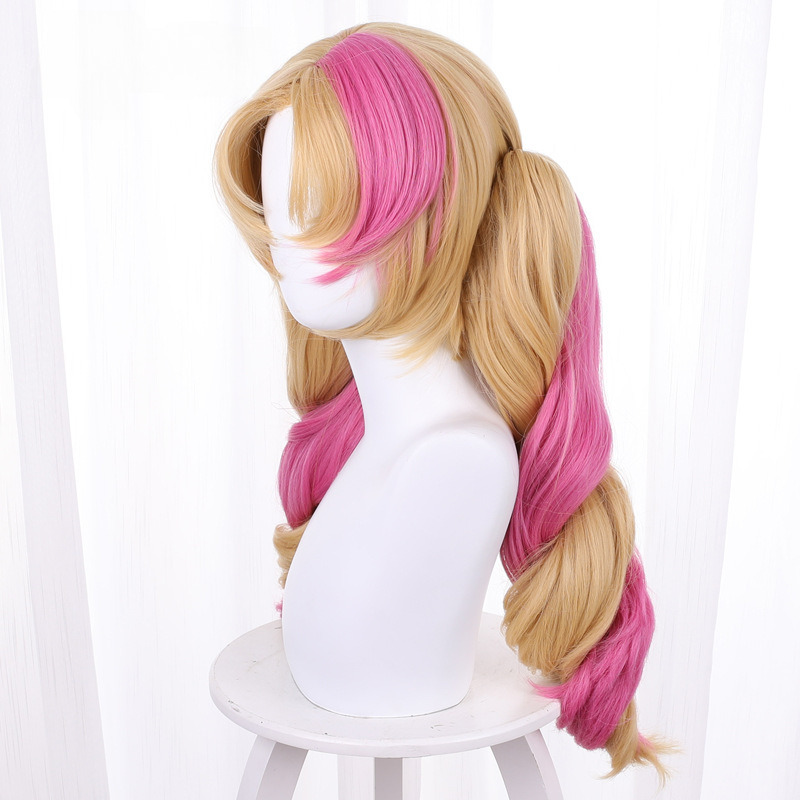 Cafe Cuties Color-mixed Clip-in Ponytail Cosplay Wig for League of Legends - 530D - Image 4