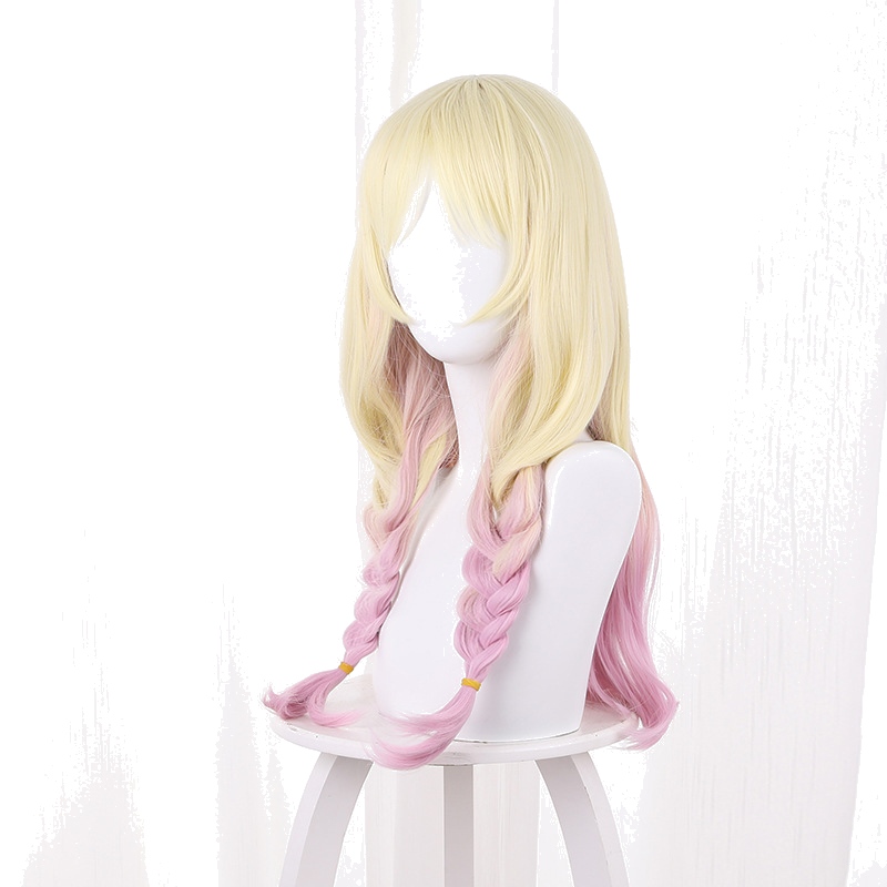 Natsumi Onitsuka Cream Yellow Gradient Braided Styled Cosplay Wig for Love Live! Superstar!! - 522I
