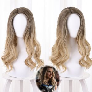 Jane Foster Gradient Yellow Long Wavy Cosplay Wig for Thor: Love and Thunder