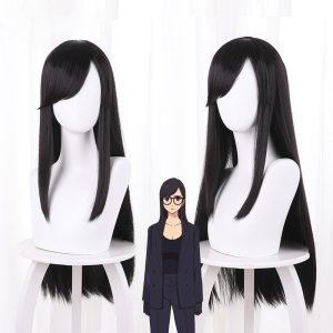 Hizuru Minakata Purple Long Straight Cosplay Wig for Summer Time Rendering - 537D