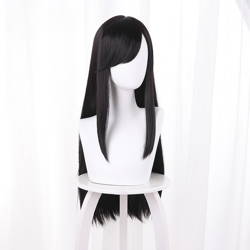 Hizuru Minakata Purple Long Straight Cosplay Wig for Summer Time Rendering - 537D - Image 3