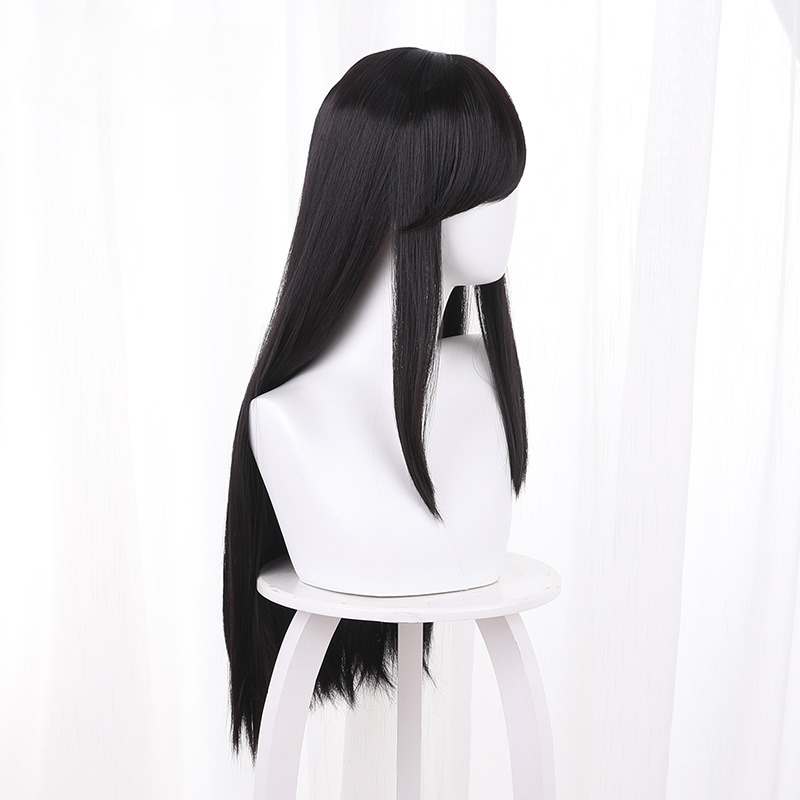 Hizuru Minakata Purple Long Straight Cosplay Wig for Summer Time Rendering - 537D - Image 4
