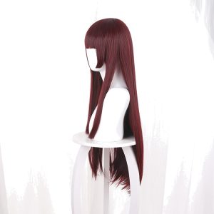 Yaeka Sakuragi Red Long Straight Cosplay Wig for The Yakuza's Guide to Babysitting - 512H